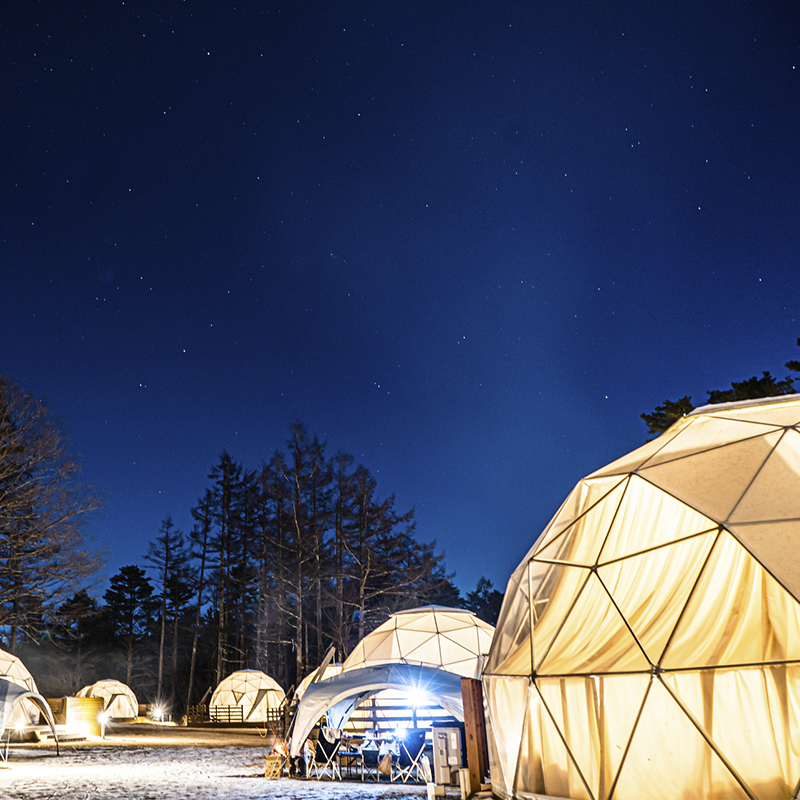 グランピング・キャンプ場ホームページ制作